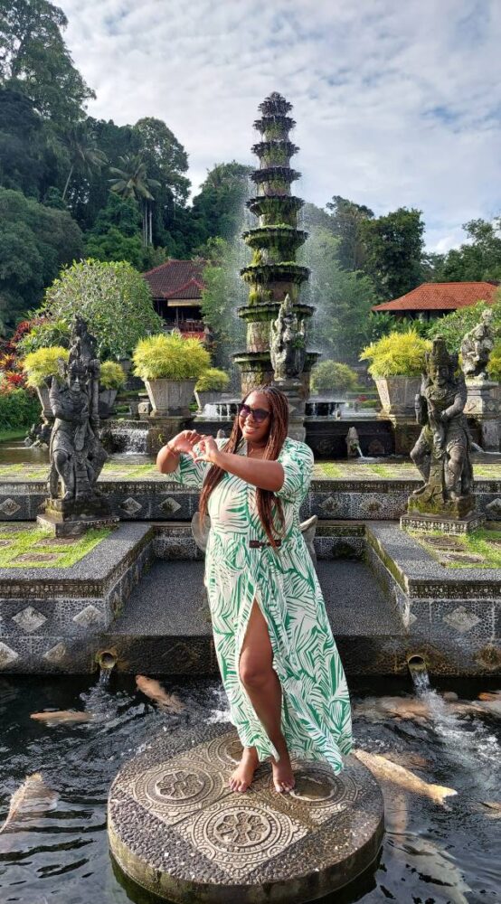 Myself at Tirta Gangga water temple.